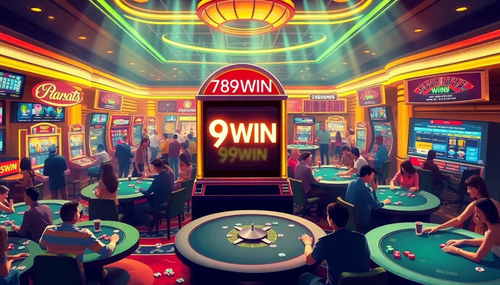 Experience the thrill of gambling with 789WIN at vibrant casino tables filled with excitement.